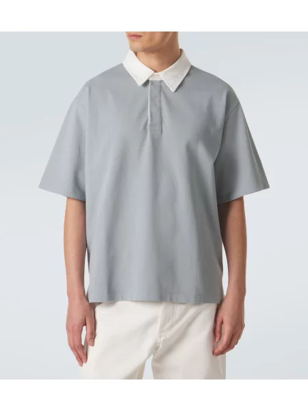 Tricou polo Frame albastru
