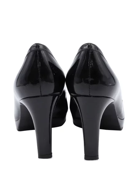 Pantofi cu toc Stuart Weitzman din piele de lac negru