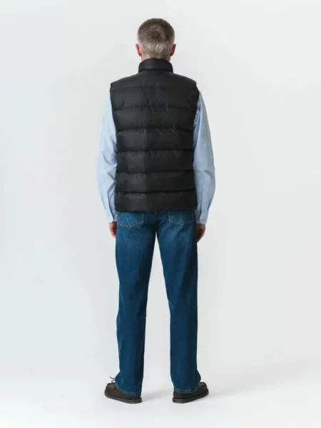 TEESHOPPEN Vestă Puffer Vest negru