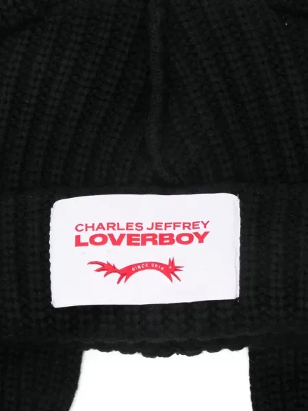Pletena kapa Charles Jeffrey Loverboy crna