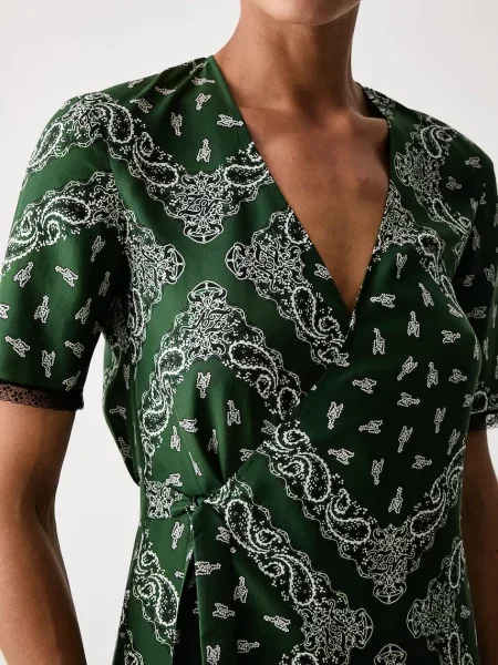 Selyem ruha Zadig&voltaire zöld