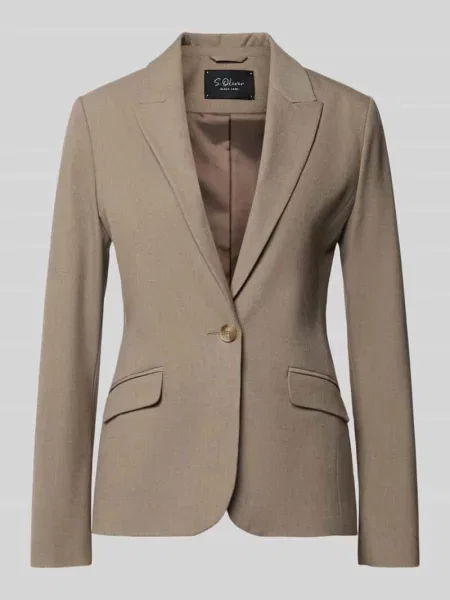 Marynarka w kroju slim fit z dodatkiem S.oliver Black Label