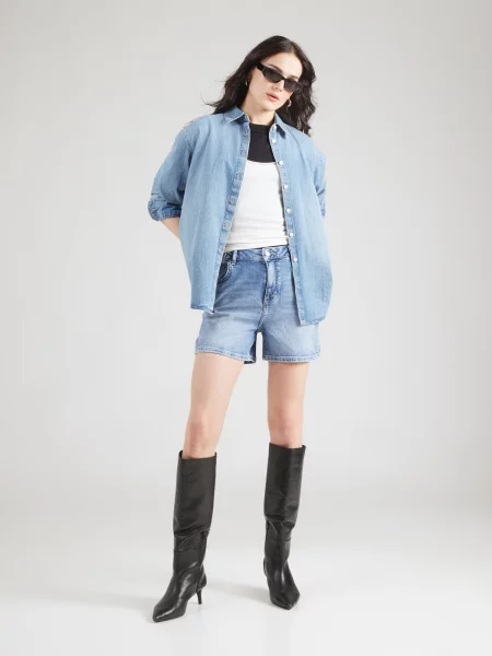 MUSTANG Džínsy CHARLOTTE denim modrá