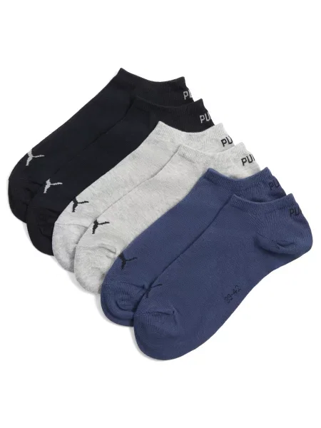 PUMA Skarpety do sneakersów unisex 3 pary Odzież niebieski