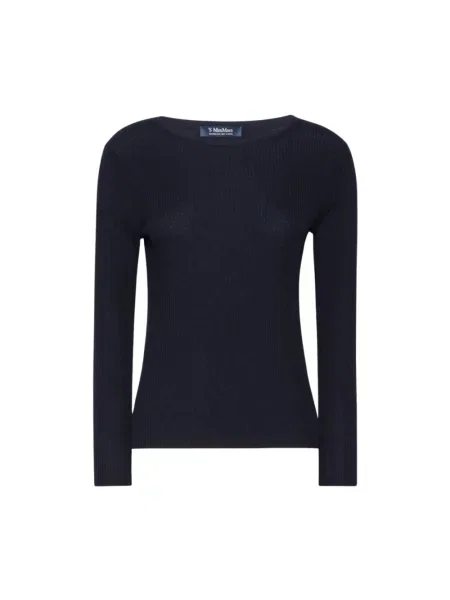 Sweter Max Mara wełniany niebieski