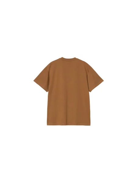 Carhartt WIP S/S Pocket Heart T-Shirt Mężczyźni Koszulki Carhartt WIP Size: L brązowy