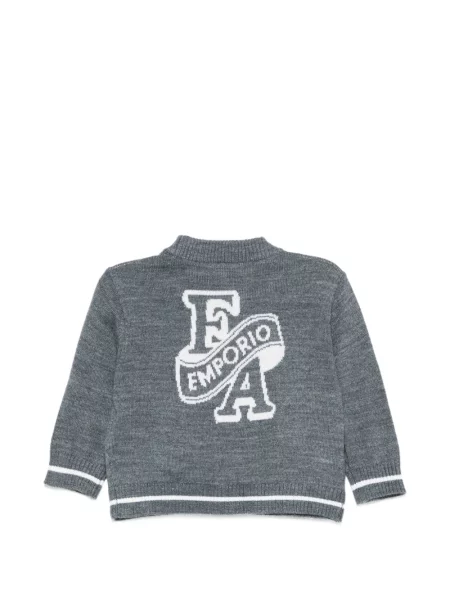Kardigan dziecięcy Emporio Armani szary