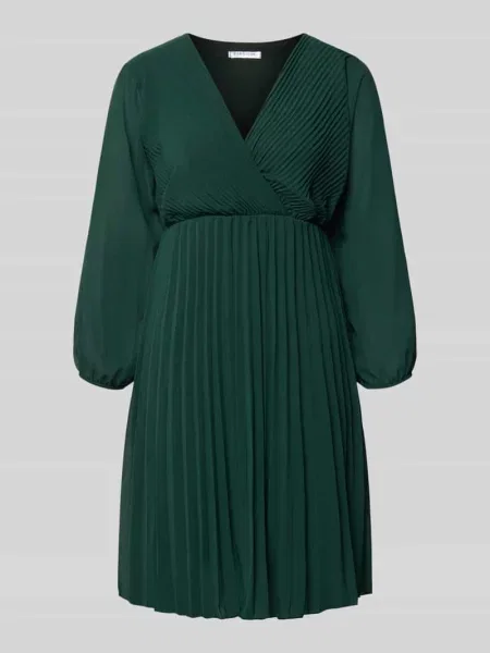 Sukienka casualowa z dekoltem w serek model Zabaione