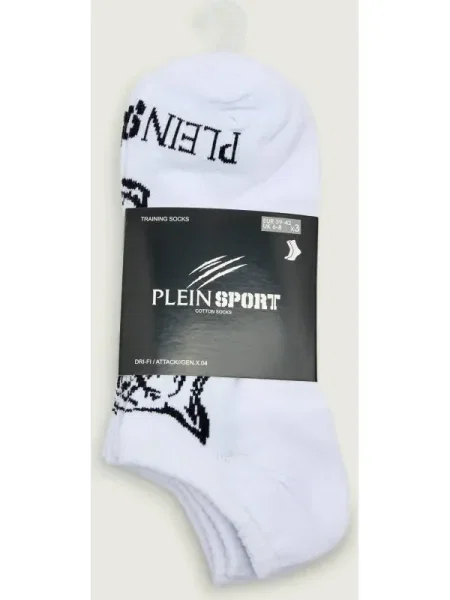 Plein Sport Șosete/tălpici 3 pack alb