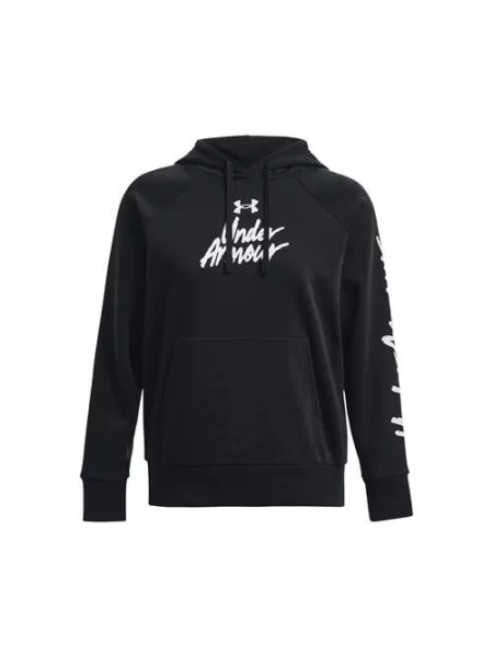 Bluza treningowa Under Armour Ua Rival Fleece Graphic Hdy czarna
