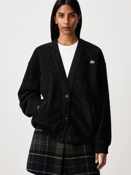 Lacoste cardigan cu amestec de lână pentru femei
