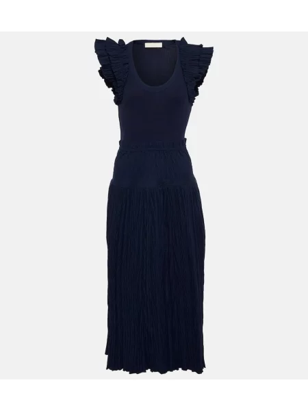 Rochie midi Ulla Johnson până la genunchi de costum albastru