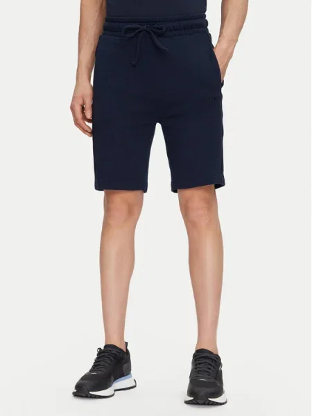 HUGO pantaloni scurți din bărbați marin albastru