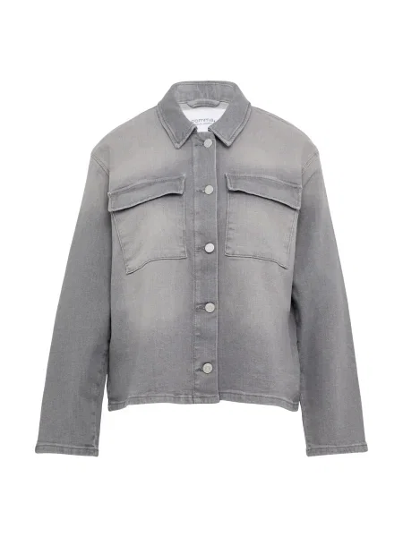 Comma casual identity Přechodná bunda džínová šedá