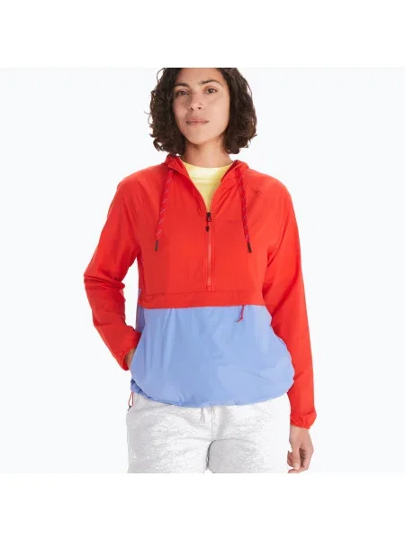 Marmot Campana Anorak jachetă de vânt pentru femei roșu-albastru roșu