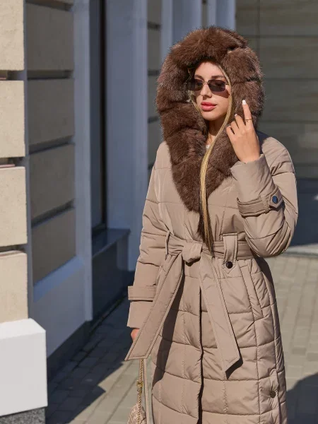 Пальто з утеплювачем MilaNova тауп