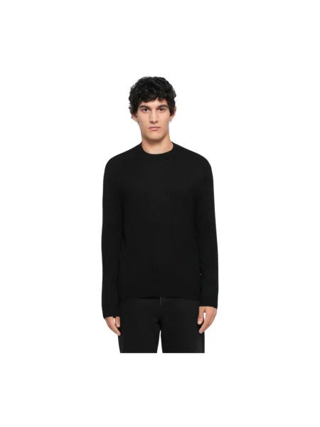 Sweter Armani Exchange wełniany czarny