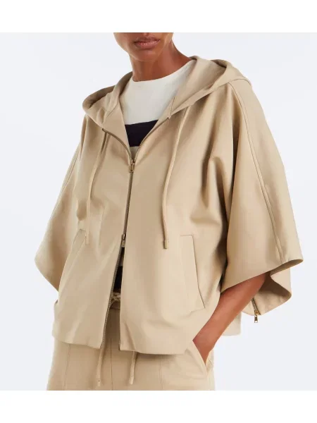 Hanorac cu glugă Max Mara bej