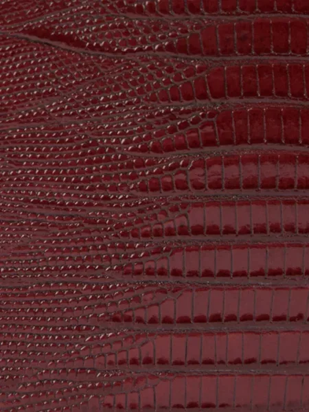 Geantă Roberto Cavalli cu model piele de șarpe roșu