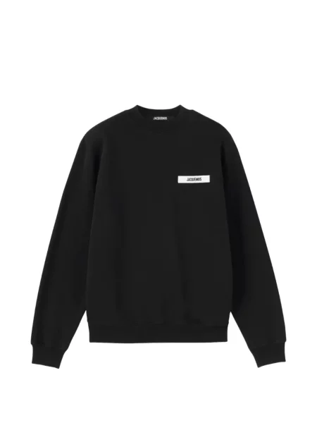Hanorac Jacquemus cu autograf negru