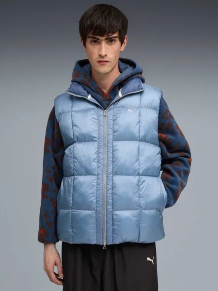 Утепленный жилет Puma синий