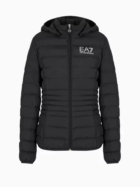 Emporio Armani Geacă de iarnă Giubbotto negru alb