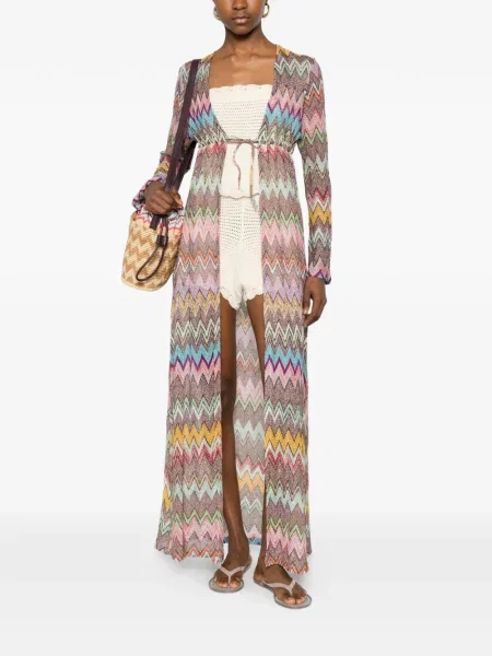 Dugo kardigan Missoni smeđa
