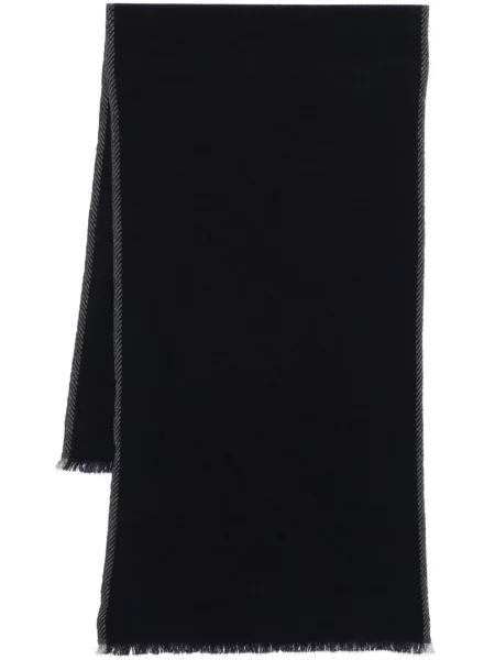 Kašmírový šál Brunello Cucinelli modrý