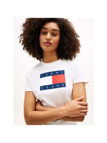 Tricou Tommy Hilfiger alb