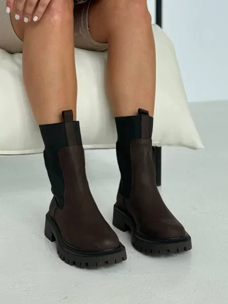 Ботинки челси 105.store коричневые