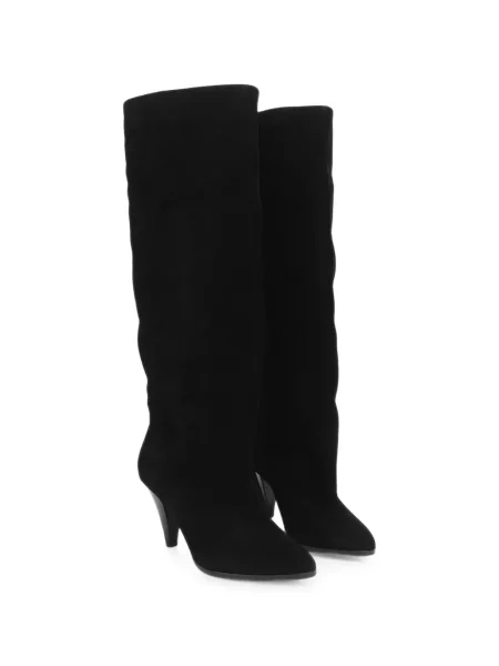 Μποτάκια Kurt Geiger London σουέντ μαύρο