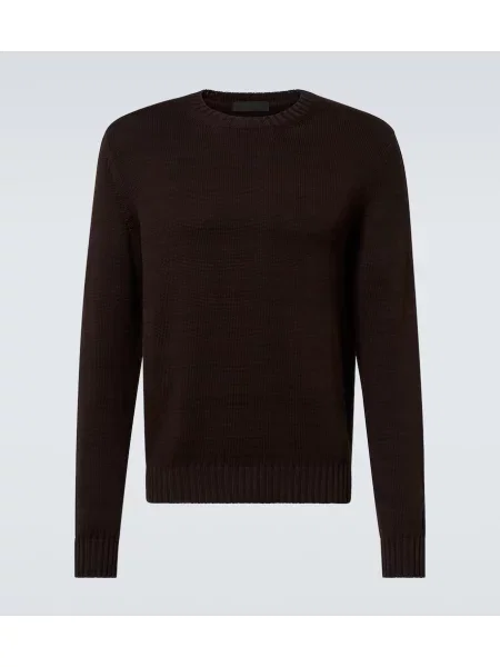 Pulover Saman Amel iz kašmirja rjava