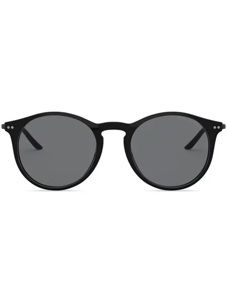Ochelari de soare rotunzi Giorgio Armani negru