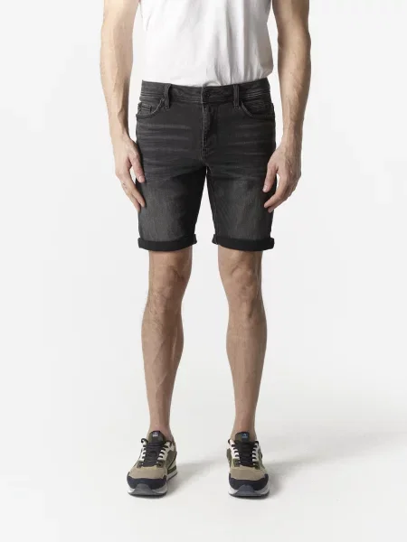 KOROSHI Jeans denim negru