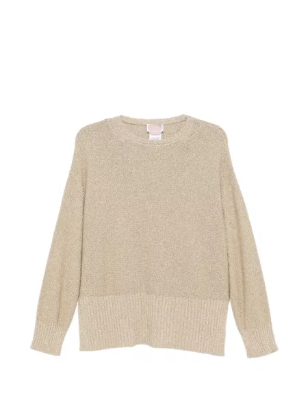 Pulover Marina Rinaldi tricotate cu decolteu rotund