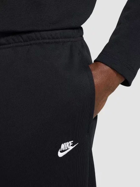 Повседневные махровые брюки Nike черные