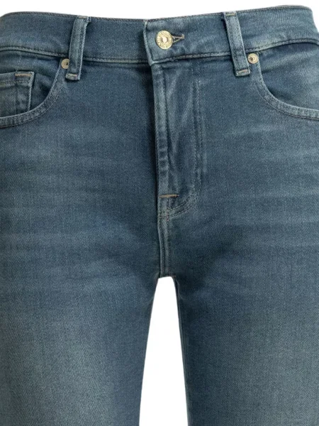 Слаб дънки skinny fit 7 For All Mankind синьо