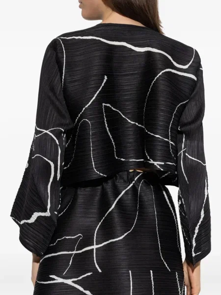 Geacă Pleats Please Issey Miyake plisată negru