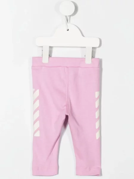 Legginsy dziecięce Off-white białe