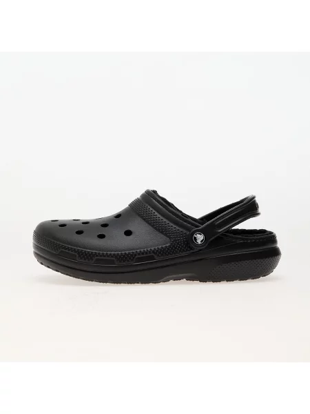 Klapki Crocs Classic Lined Clog black/black czarne