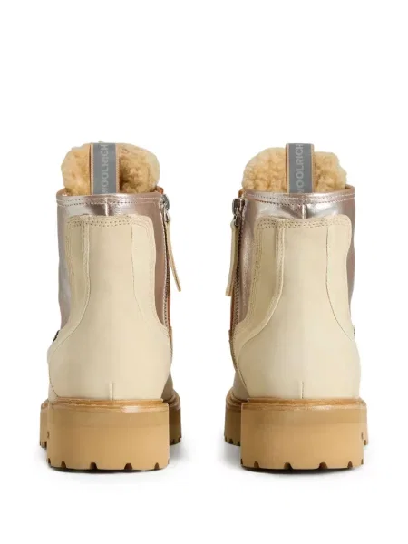 Botine Woolrich cu șireturi din dantelă