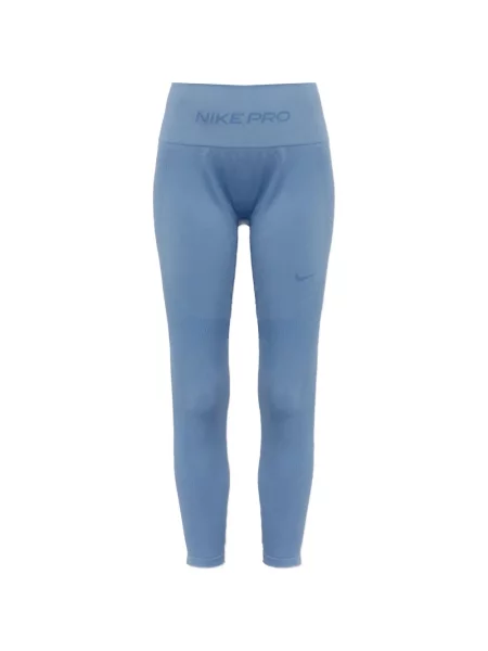 Sutien Nike cu decolteu în V din piele de căprioară cu glugă albastru