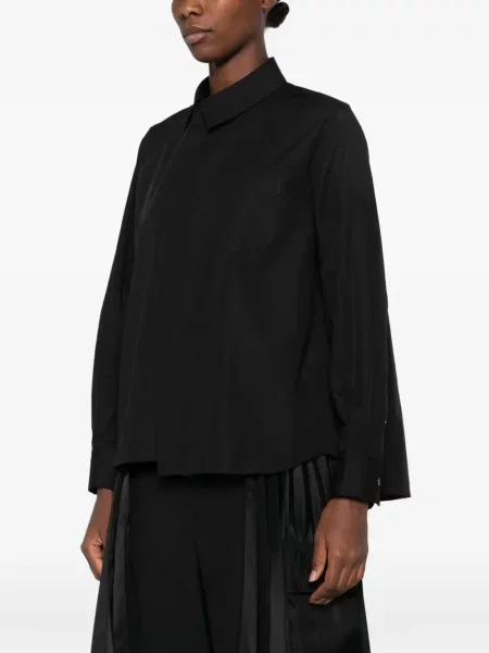 Lung cămașă Sacai negru