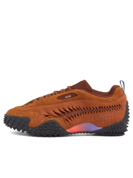 Sneakersy Puma Suede skórzane brązowe