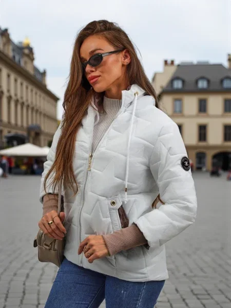 Geacă Resti cu glugă albastru