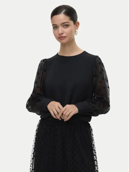 VERO MODA Bluză VMALVA' negru