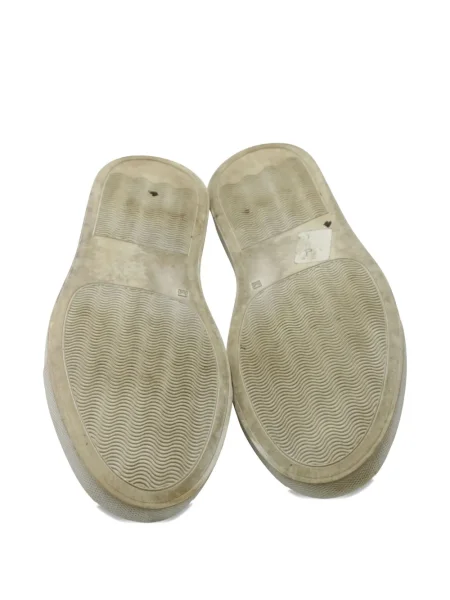 Sneakerși Common Projects din piele alb
