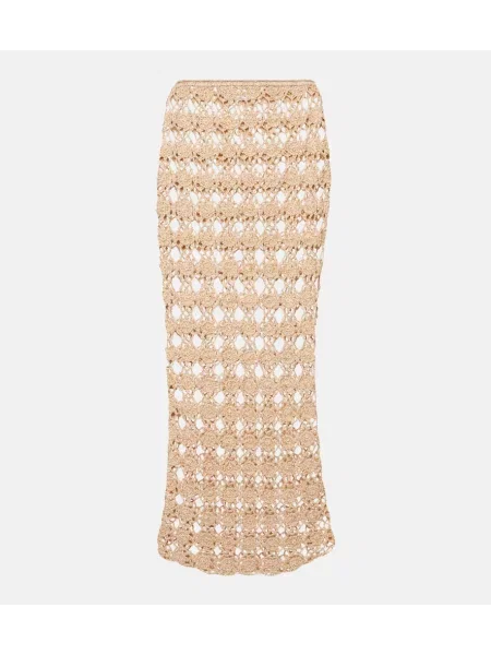 Maksi spódnica maxi Anna Kosturova złota