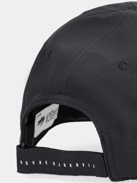 Кепка Lacoste с аппликацией фиолетовая