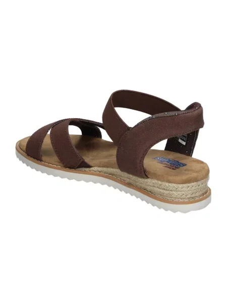 Sandále Skechers hnedá